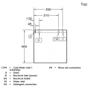  Electrolux Double Skin S 402202 Glasswasher ����� ��������� �������� 3,3kW, ���������� ������ ����������, �� ������������ �������������� & ������������ ��� ������ �����������, 30b/h - 1 ������ - SCHUKO 