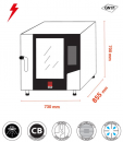  TECNOEKA MILLENNIAL BLACK MASK Cooking MKF 511 BM ���������� ������������� ������� 7,8kW ��������� �������� �� ������������ �������, ��� 5 GN1/1 