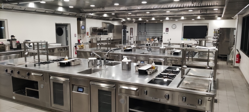  Custom-Designed Professional Kitchens Equipped with Highest Quality Tools and Appliances 