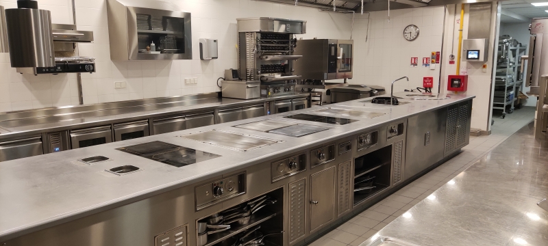  Custom-Designed Professional Kitchens Equipped with Highest Quality Tools and Appliances 
