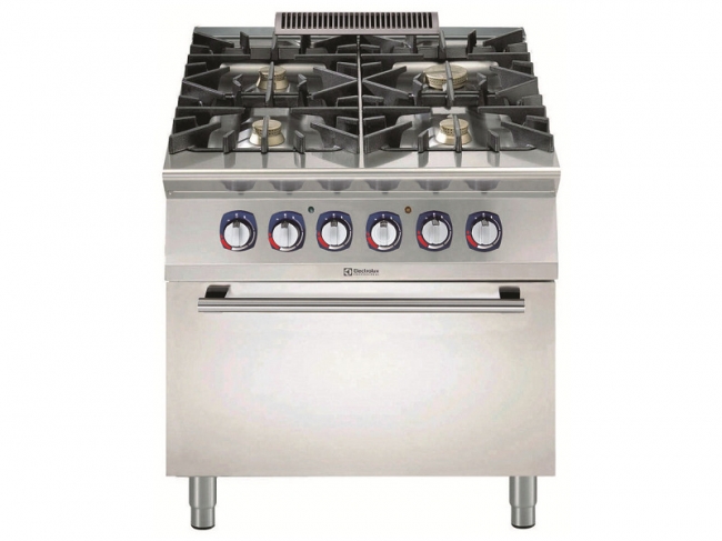  Electrolux Professional 900XP 391010 ������� ������ �� 4 ������ ������ �� ��������� ������, 800 mm ��� �� ��������� Electrothermoco 