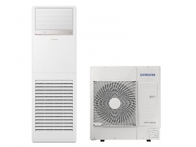  SAMSUNG Floor-Standing AC100BNPDKH/EU ������������ Inverter �������� 34.000 BTU/h, A++/A+ ��� �� ��������� Electrothermoco 