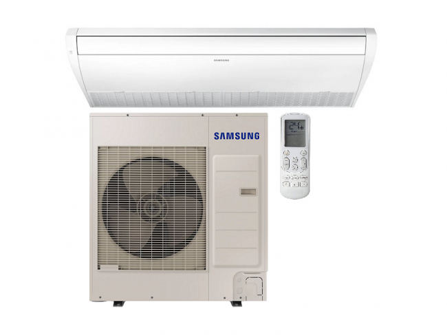  SAMSUNG Big Ceiling AC100RNCDKG/EU ������������ Inverter ������ 34.000 BTU/h, A++/A+ ��� �� ��������� Electrothermoco 