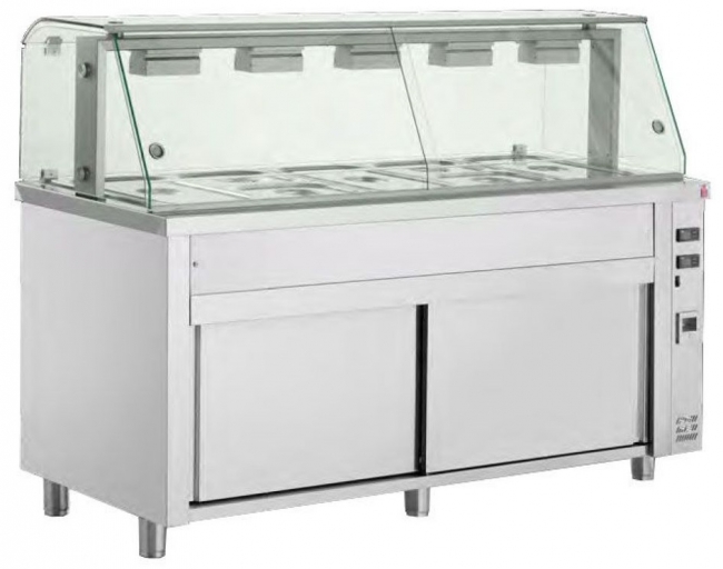  INOMAK MFV718 ���������� ����� ���� �� �������� ������� �� ������� Full Showcase, ��� 5 ��������� GN, 1792 mm ��� �� ��������� Electrothermoco 