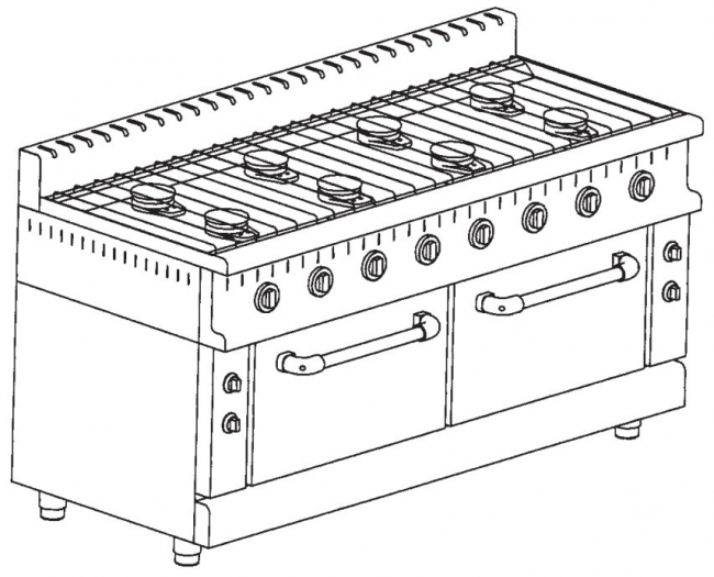  Visvardis KGF870 ������� ��������� CLASSIC �� 8 ��������� ��� ������ ���������, 54kW ��� �� ��������� Electrothermoco 