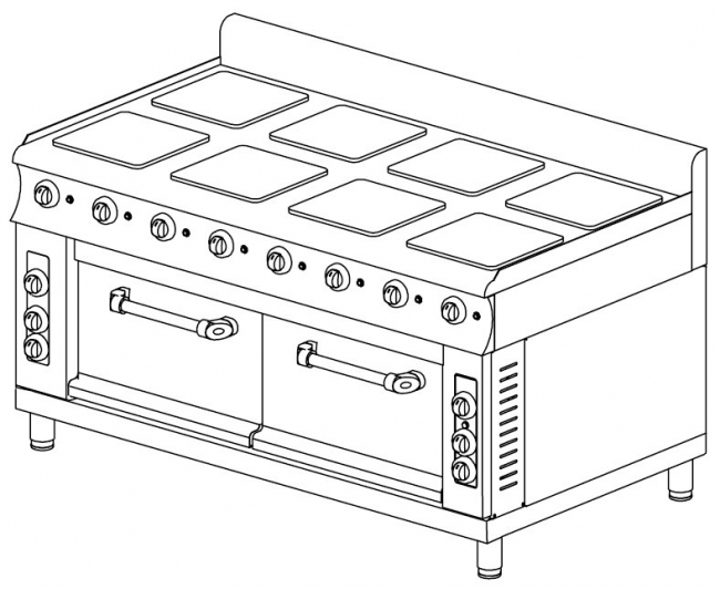  Visvardis KEF870 ��������� ������� CATRINE �� 8 ������ ��� ��������� ������, 28kW ��� �� ��������� Electrothermoco 