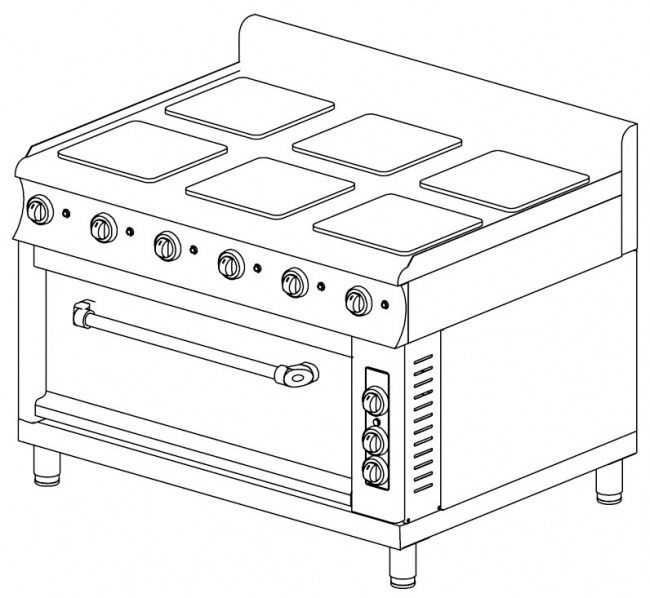  Visvardis KEFM670 ��������� ������� CATRINE �� 6 ������ ��� ��������� ������, 21,1kW ��� �� ��������� Electrothermoco 