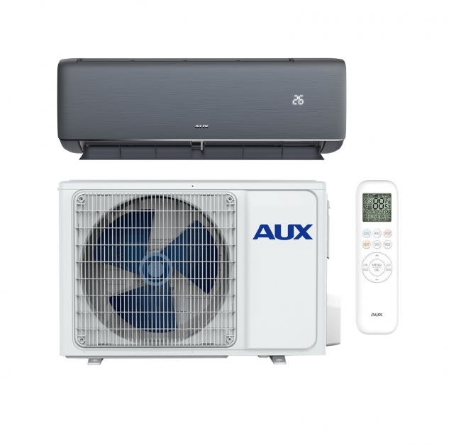  AUX Q-Series Black ASW-H09B4 ������������ Inverter 9.000 BTU/h �� WiFi, A++/A+ ��� �� ��������� Electrothermoco 