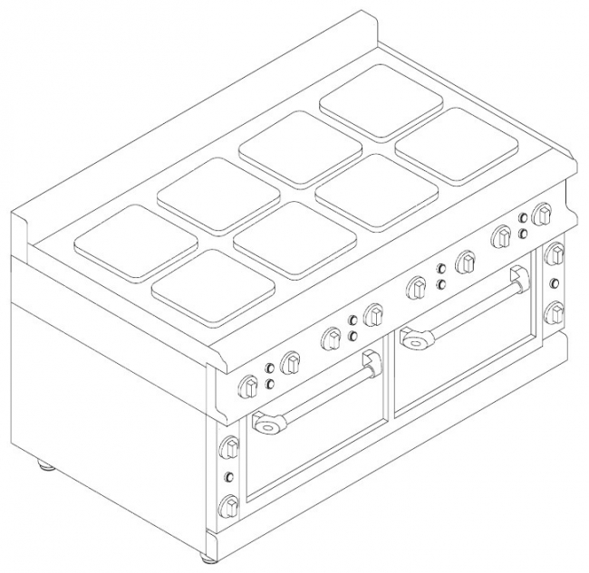  Visvardis KEF870 ��������� ������� CLASSIC �� 8 ������ ��� ��������� ������, 28kW ��� �� ��������� Electrothermoco 