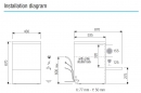 COLGED 34-00 SteelTech34 Glasswasher ��������� �������� 3,5kW, ���������� ������ ����������, 8 lt 