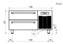  Electrolux Professional 900XP 729631 ���� ������ / �������� ������ ������������ �� 2 �������� - HP, 1198 mm 