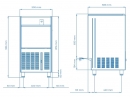  ICEMATIC COCO K 50 F ���������� ��������� ��������� 50 kg/24h - ����� ������, Air Cooled Unit 