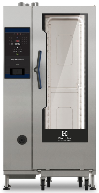 Electrolux 217864 SkyLine Premium Combi Προγραμματιζόμενος Φούρνος Αερίου 54 kW με Boiler, Ψηφιακό Πάνελ και Αυτόματο Καθαρισμό, για 20 GN1/1 Electrolux 217864 SkyLine Premium Combi Προγραμματιζόμενος Φούρνος Αερίου 54 kW με Boiler, Ψηφιακό Πάνελ και Αυτόματο Καθαρισμό, για 20 GN1/1
