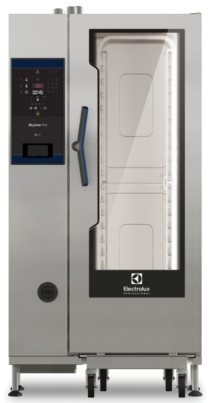 Electrolux 217964 SkyLine Pro Combi Προγραμματιζόμενος Φούρνος Αερίου 42 kW με Ψηφιακό Πάνελ και Αυτόματο Καθαρισμό, για 20 GN1/1 Electrolux 217964 SkyLine Pro Combi Προγραμματιζόμενος Φούρνος Αερίου 42 kW με Ψηφιακό Πάνελ και Αυτόματο Καθαρισμό, για 20 GN1/1
