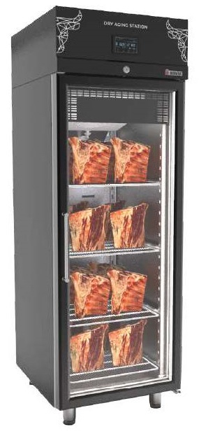 INOMAK DRYB172/MEAT Dry Age Ψυγείο Θάλαμος Ωρίμανσης για 100 kg, σε Μαύρο Χρώμα INOMAK DRYB172/MEAT Dry Age Ψυγείο Θάλαμος Ωρίμανσης για 100 kg, σε Μαύρο Χρώμα