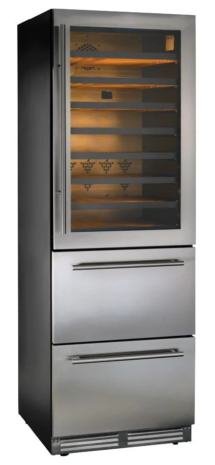 KlimaItalia DW190 Silver Βιτρίνα κρασιών με συρτάρια, 425lt KlimaItalia DW190 Silver Βιτρίνα κρασιών με συρτάρια, 425lt