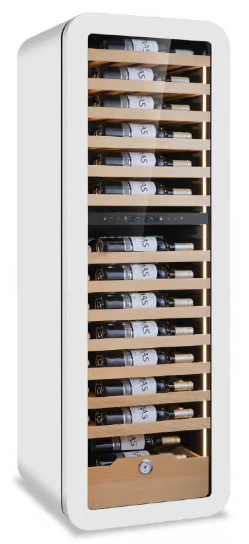KlimaItalia VINARIUS 62 WHITE Βιτρίνα κρασιών 2 θερμοκρασιών, για 86 Φιάλες KlimaItalia VINARIUS 62 WHITE Βιτρίνα κρασιών 2 θερμοκρασιών, για 86 Φιάλες