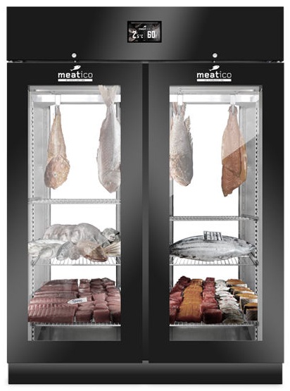 MEATico AH9I18 FISH PANORAMA 1500 BLACK GREEN Ψυγείο Ωρίμανσης Ψαριού με 2 Πόρτες Τζαμιού, 1365 lt MEATico AH9I18 FISH PANORAMA 1500 BLACK GREEN Ψυγείο Ωρίμανσης Ψαριού με 2 Πόρτες Τζαμιού, 1365 lt