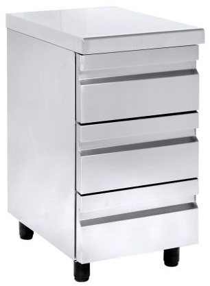 Niki Inox ER SR 03 Τριπλή Συρταριέρα, 450 mm Niki Inox ER SR 03 Τριπλή Συρταριέρα, 450 mm