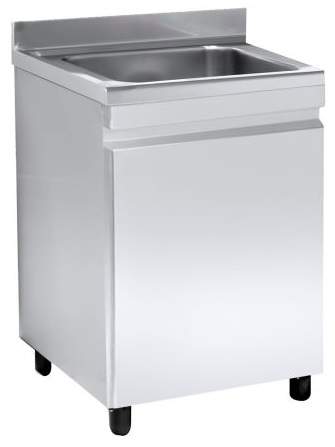 Niki Inox LK 1G 052 Λάντζα Κλειστή με 1 Γούρνα, 520 mm Niki Inox LK 1G 052 Λάντζα Κλειστή με 1 Γούρνα, 520 mm