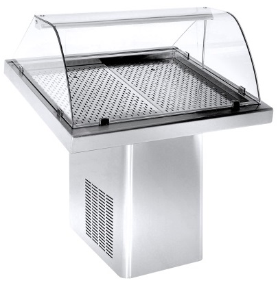 Niki Inox PS KO 100M Βιτρίνα Προβολής Ψαριών Κλειστού Τύπου, Τροχήλατη, Στατικής Ψύξης με Ψυκτικό Μηχάνημα Niki Inox PS KO 100M Βιτρίνα Προβολής Ψαριών Κλειστού Τύπου, Τροχήλατη, Στατικής Ψύξης με Ψυκτικό Μηχάνημα