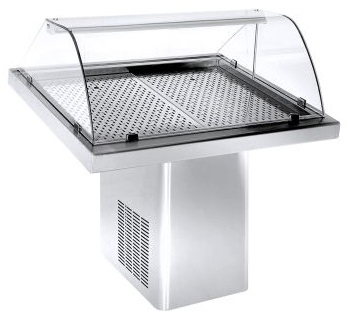 Niki Inox PS KO 144M Βιτρίνα Προβολής Ψαριών Κλειστού Τύπου, Τροχήλατη, Στατικής Ψύξης με Ψυκτικό Μηχάνημα Niki Inox PS KO 144M Βιτρίνα Προβολής Ψαριών Κλειστού Τύπου, Τροχήλατη, Στατικής Ψύξης με Ψυκτικό Μηχάνημα