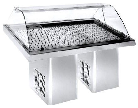 Niki Inox PS KO 188M Βιτρίνα Προβολής Ψαριών Κλειστού Τύπου, Τροχήλατη, Στατικής Ψύξης με Ψυκτικό Μηχάνημα Niki Inox PS KO 188M Βιτρίνα Προβολής Ψαριών Κλειστού Τύπου, Τροχήλατη, Στατικής Ψύξης με Ψυκτικό Μηχάνημα