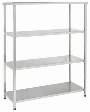 Niki Inox RAF 60 080 Ραφιέρα Επιδαπέδια με 4 Επίπεδα, 800 mm Niki Inox RAF 60 080 Ραφιέρα Επιδαπέδια με 4 Επίπεδα, 800 mm