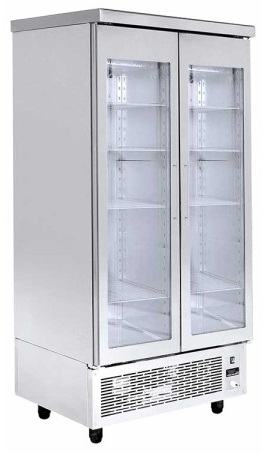 Niki Inox TH GN 89KG Ψυγείο-Θάλαμος Συντήρησης με Ψυκτικό Μηχάνημα και 2 Πόρτες Τζαμιού, 550 lt Niki Inox TH GN 89KG Ψυγείο-Θάλαμος Συντήρησης με Ψυκτικό Μηχάνημα και 2 Πόρτες Τζαμιού, 550 lt