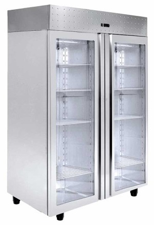 Niki Inox TH KA 140MG Θάλαμος Κατάψυξης με Ψυκτικό Μηχάνημα και 2 Ανοιγόμενες Πόρτες Τζαμιού, 1.420 lt Niki Inox TH KA 140MG Θάλαμος Κατάψυξης με Ψυκτικό Μηχάνημα και 2 Ανοιγόμενες Πόρτες Τζαμιού, 1.420 lt