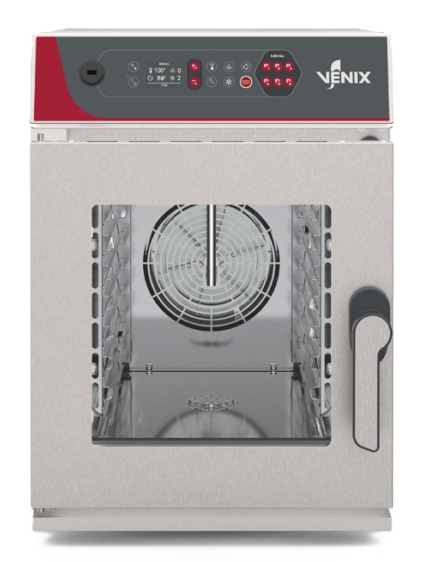 VENIX R06DG0 Rialto Ηλεκτρικός Φούρνος COMBI STEAM 6,3 kW με Ψηφιακό Χειρισμό και Λειτουργία Αντιστροφής Ροής Αέρα, για 6 GN 1/1 VENIX R06DG0 Rialto Ηλεκτρικός Φούρνος COMBI STEAM 6,3 kW με Ψηφιακό Χειρισμό και Λειτουργία Αντιστροφής Ροής Αέρα, για 6 GN 1/1