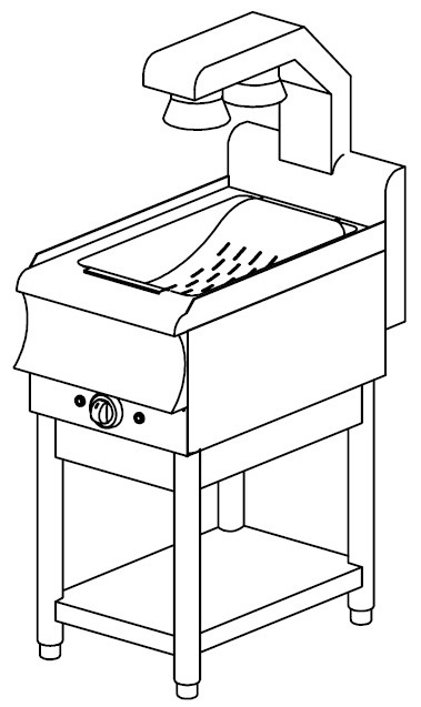 Visvardis SP160BS Σταθμός Πατάτας με Λάμπες CATRINE 0,35 kW, με Βάση Visvardis SP160BS Σταθμός Πατάτας με Λάμπες CATRINE 0,35 kW, με Βάση