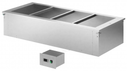  ARTSERF Myself Line ICPO1623 Bain-Marie ������ ������ ������� ���������� Drop in �� ����� 230mm, ��� 4 GN1/1 