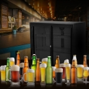  DYNAMIC GN 220HS - BL/BL ������ Back Bar Cooler 0,28kW �� 2 ��������� ������ ��� 2 ����� 220lt, �� ����� ����� 