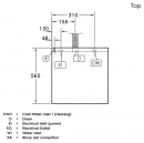  Electrolux Double Skin S 402201 Glasswasher ����� ��������� �������� 3,3kW, ���������� ������ ���������� ��� �� ����������� ������������, 30b/h - 1 ������ - SCHUKO 