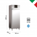  KlimaItalia AXF800 TN ����� ��������� INOX 304, 560lt 
