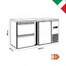  KlimaItalia BB 221 SD ������� ���������� Back Bar �����, 350lt 