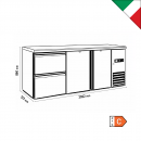  KlimaItalia BB 322 SD ������� ���������� Back Bar �����, 537lt 