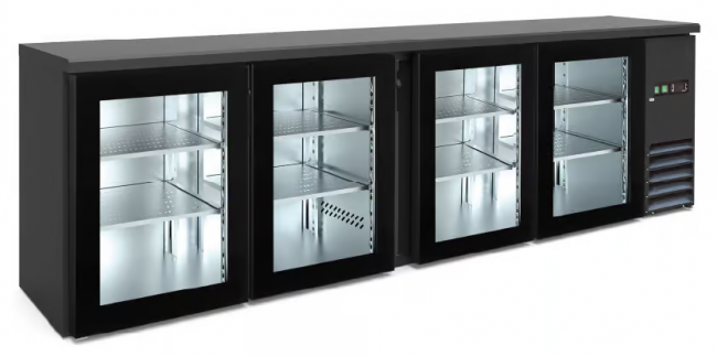 KlimaItalia BB 400 GD ������� ���������� Back Bar �� 4 ����������� ������, 698lt ��� �� ��������� Electrothermoco 