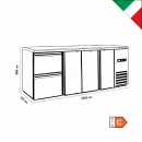  KlimaItalia BB 423 SD ������� ���������� Back Bar �����, 698lt 