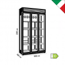  KlimaItalia WINELUX 135 BLACK ������� ������� �� 3 ����������� ������, ��� 295 ������ 