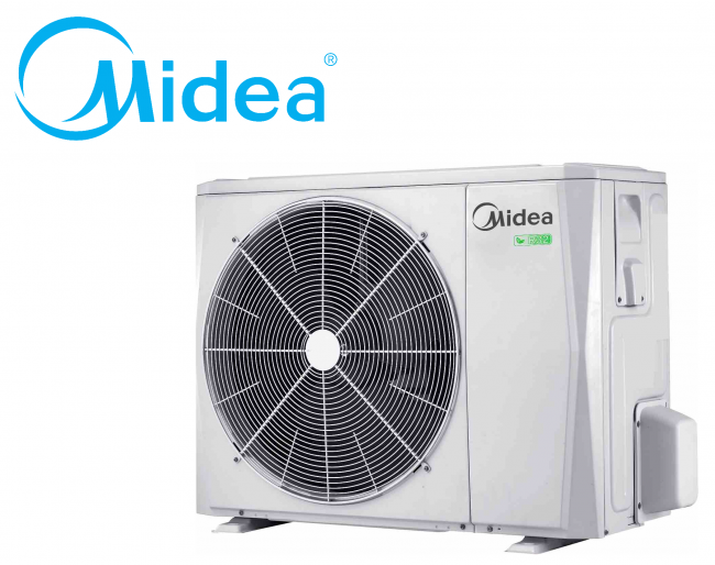  Midea Aqua Eco Mini Chiller MGC-V7W/D2N8-B ������ ���������� 7kW ���������� 55�C Monoblock �� WiFi, A+++ / A++ ��� �� ��������� Electrothermoco 