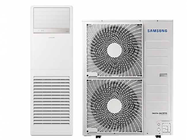  SAMSUNG Floor-Standing AC140BNPDKH/EU  Inverter  48.000 BTU/h, A+/A+    Electrothermoco 