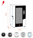  TECNOEKA MILLENNIAL BLACK MASK Cooking MKF 1111 BM ���������� ������������� ������� 15,4kW ��������� �������� �� ������������ �������, ��� 11 GN1/1 