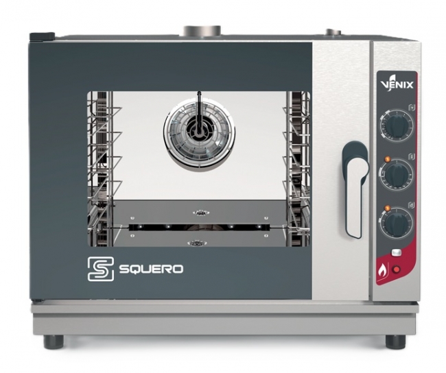  VENIX SQ04AMVN0 Squero Gas Bakery & Pastry   COMBI STEAM 12 kW,  4 GN 1/1  60x40 cm    Electrothermoco 