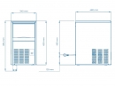  ICEMATIC C 28 F CHERRY    23 kg/24h -  , Air Cooled Unit 