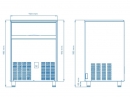 ICEMATIC C 90 F CHERRY    89 kg/24h -  , Air Cooled Unit 